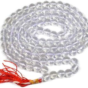Rock Crystal Mala(Diamond Cut - DC)