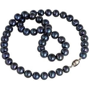 Synthetic Shell Pearl Mala(Black)