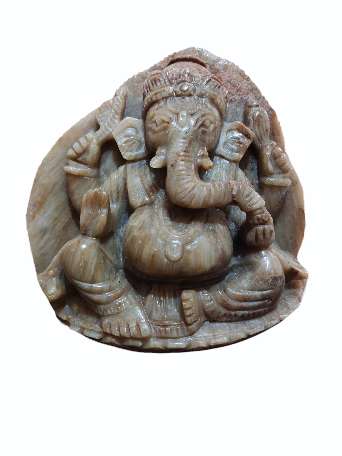 Quartz Cats Eye Ganesh