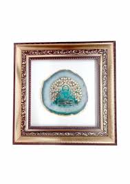 Buddha Banded Agate Photo Frame
