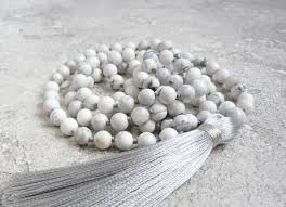 White Howlite Mala
