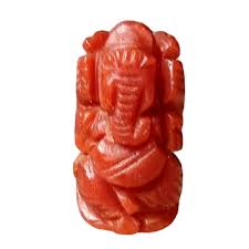 Red Coral Ganesh