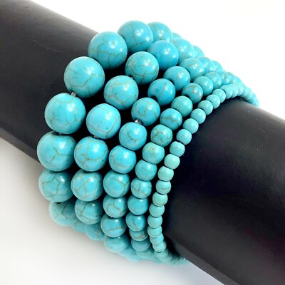 Blue Magnesite Bracelet - Image 3