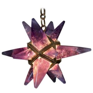 Amethyst Star Lamp