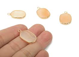 Orange Aventurine Oval Pendant