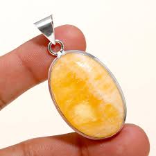 Yellow Aventurine Oval Pendant