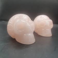 Rose Quartz Skull
