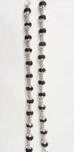 Rock Crystal With Ebony Mala