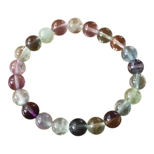 Multifluorite with 7 Chakra Bracelet
