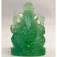 Green Fluorite Ganesh