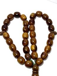 Synthetic Brown Amber Mala