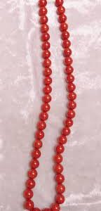 Synthetic Taiwan Coral Mala