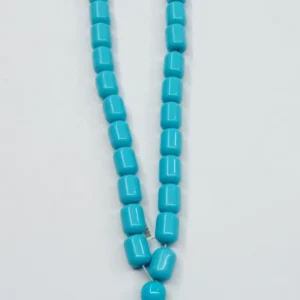 Synthetic Blue Amber Mala