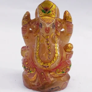 Rose Quartz Ganesh(Paint)