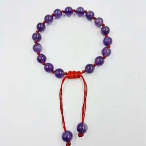 Amethyst with Knot Bracelet – Healing Crystal Jewelry