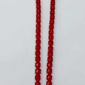 Synthetic Red Amber Mala.